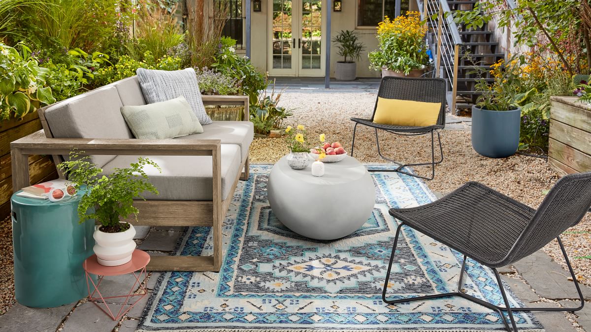 Indoor/Outdoor Slope Lounge Chair | West Elm