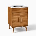 Mid-Century Single Bathroom Vanity (24