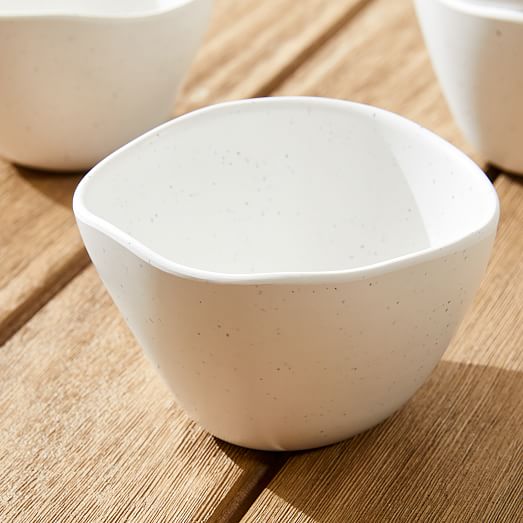 Organic Stone Melamine Cereal Bowl Sets West Elm