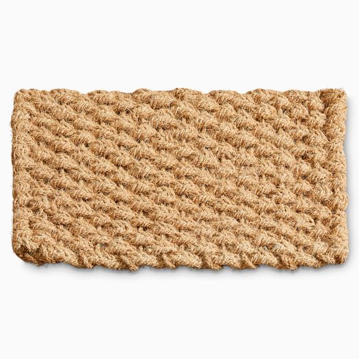 Solid Woven Doormat Natural West Elm