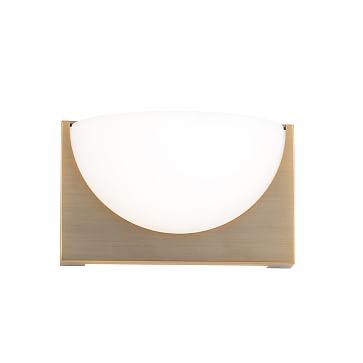 Curved Half Moon LED Sconce | West Elm