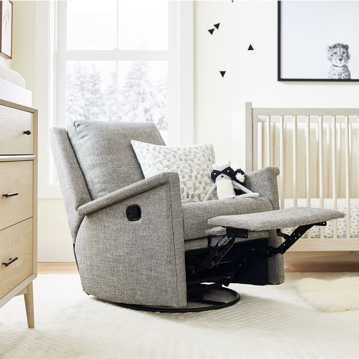 Carlo Swivel Glider Recliner West Elm
