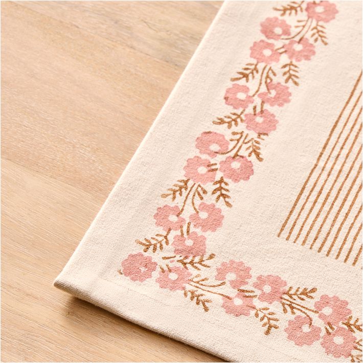 Soil to Studio Anita Block-Printed Cotton Placemats