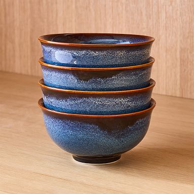 Ocean Waves Porcelain Bowls | West Elm