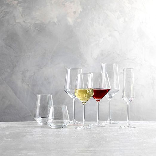 Schott Zwiesel Pure Crystal Stemless Wine Glasses (Set of 6) West Elm