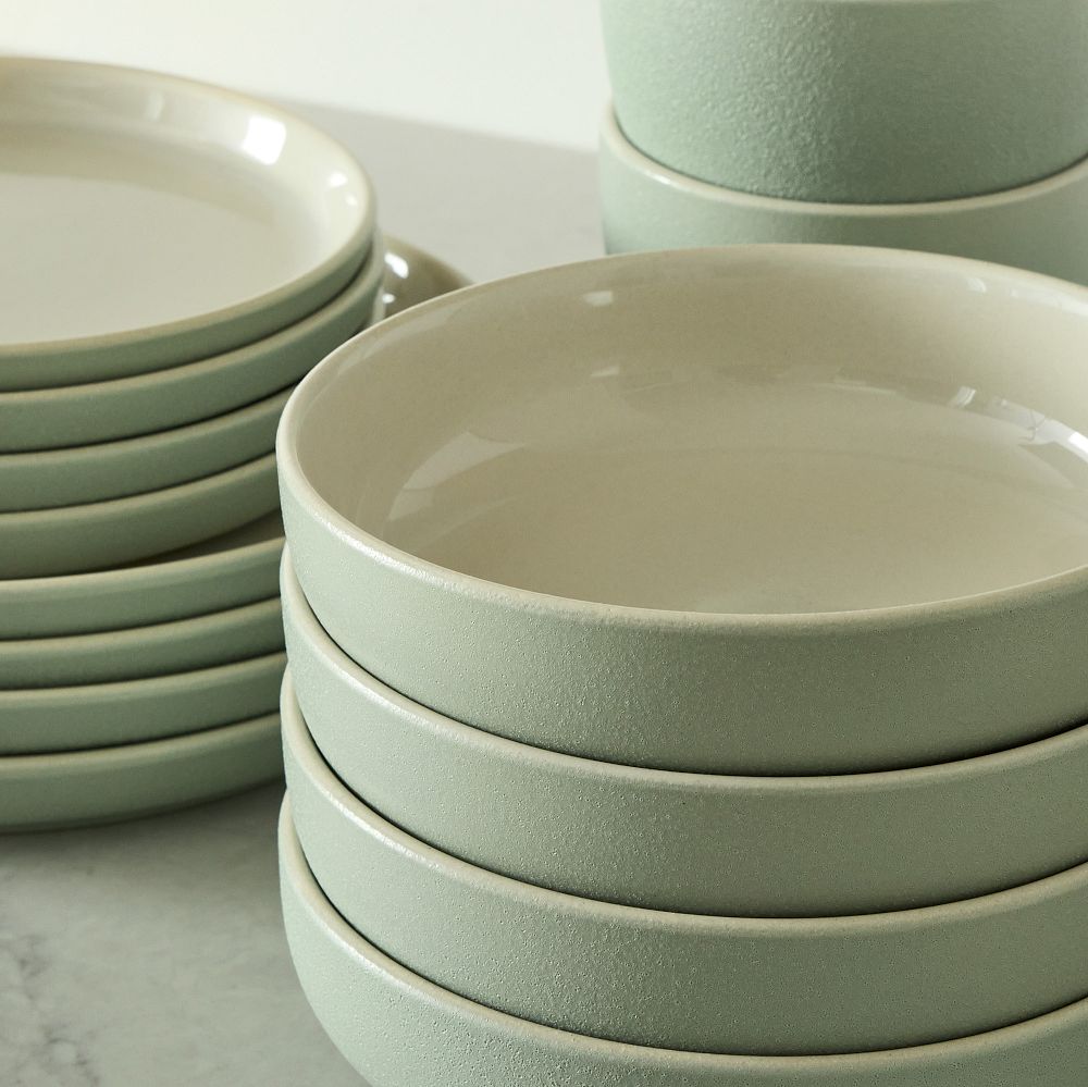 Kaloh Stoneware Dinnerware (Set of 16) West Elm