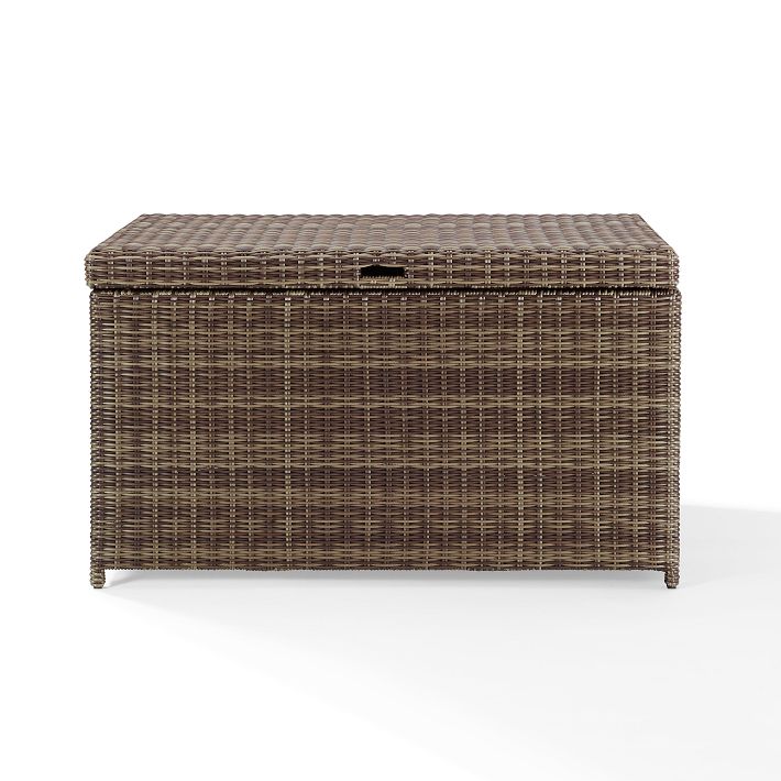 Bradenton Outdoor Wicker Storage Bin West Elm