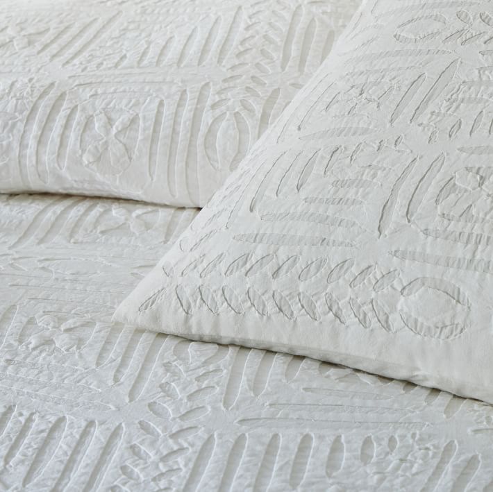 Reverse Applique Duvet Cover & Shams | West Elm