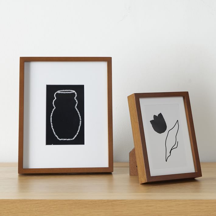 Wood Tabletop Frames Walnut West Elm