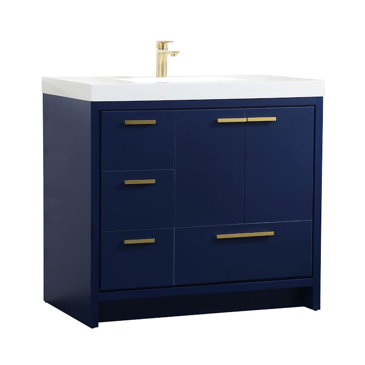 Donovan Single Bathroom Vanity (24"48") Blue/Green West Elm