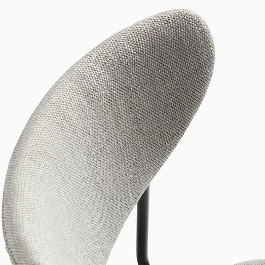 Petal Upholstered Swivel Office Chair West Elm