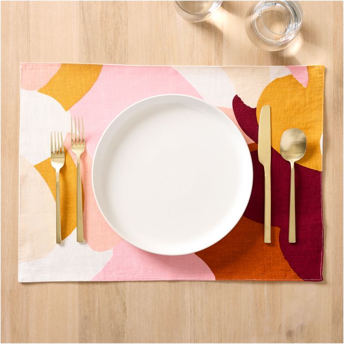 Mosey Me Placemats Clay (Set of 4) West Elm