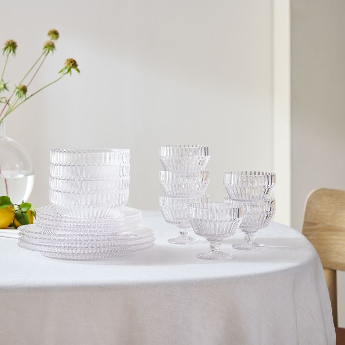 Archie Glass Dinnerware West Elm