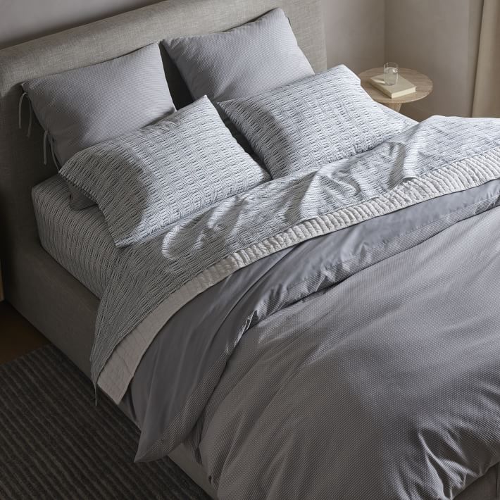 Organic Kantha Stitch Duvet Cover & Shams West Elm