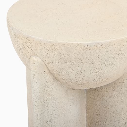 Monti Pedestal Side Table (14") West Elm