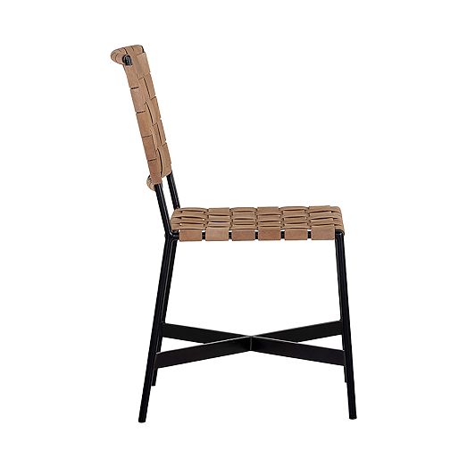 Woven Leather Dining Chair West Elm