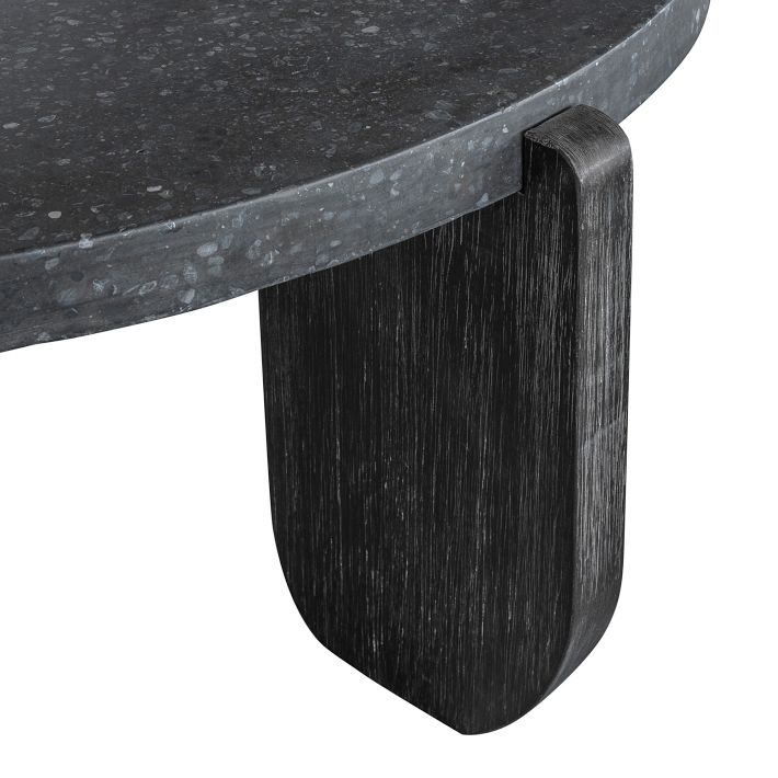 Round Interlocking Legs Coffee Table (36.5") West Elm