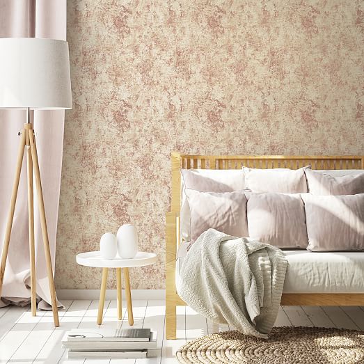 Distressed Gold Leaf Wallpaper | West Elm