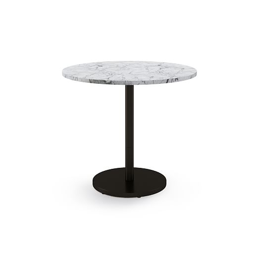 Orbit Faux Marble Dining Table - Round | West Elm