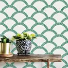 Mosaic Scallop Wallpaper | West Elm