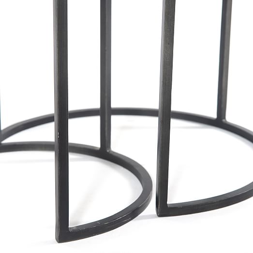Green Marble Nesting Side Table West Elm