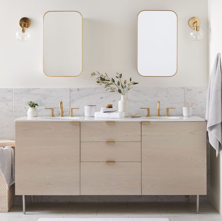 Delphine Double Bathroom Vanity (72") | West Elm