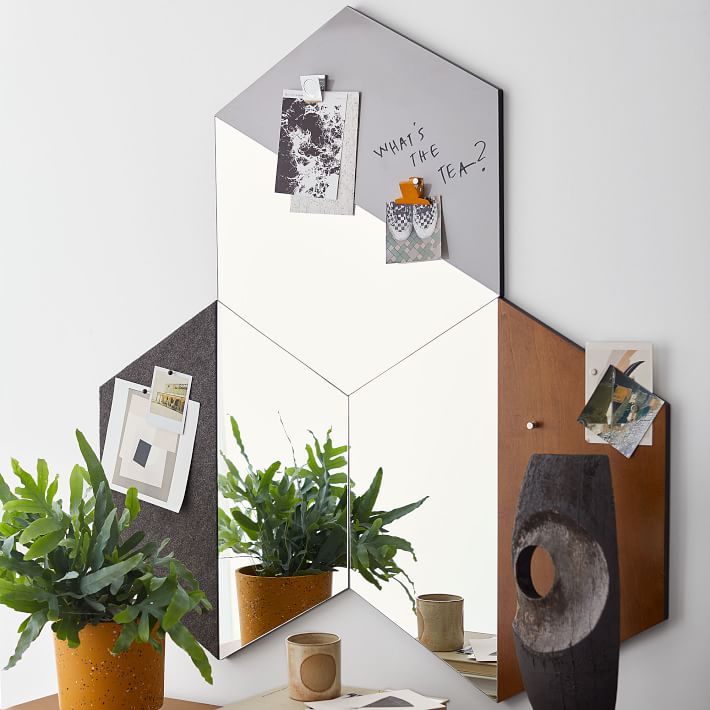 Multifunctional Geometric Mirror Boards West Elm