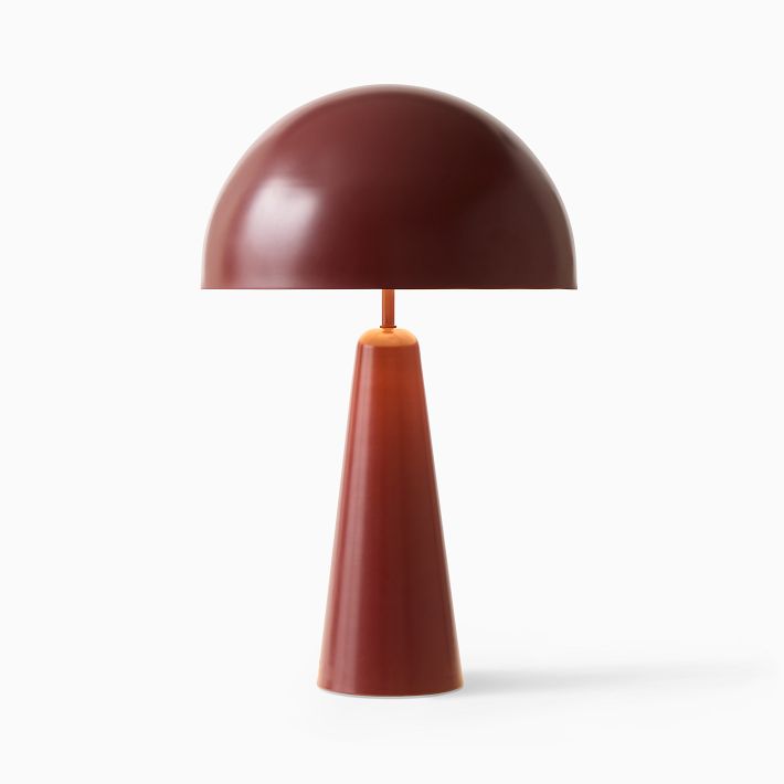 red bobble lamp