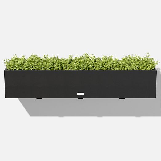 Veradek Metallic Series Railing Planter West Elm