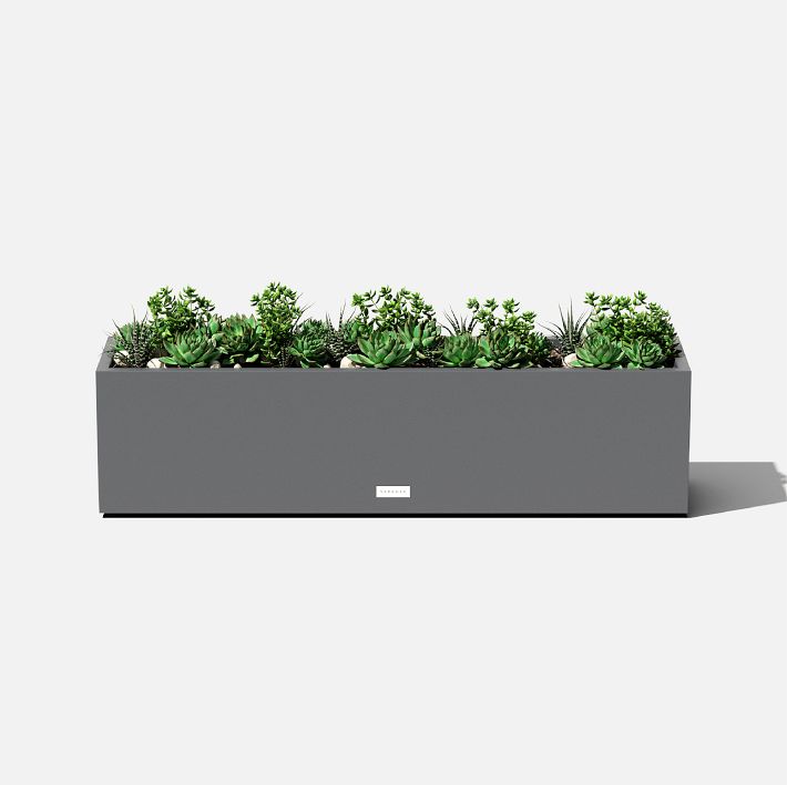 VERADEK JARDINIÈRE RECTANGULAIRE COLLECTION ACIER CORTEN Jardin Dion