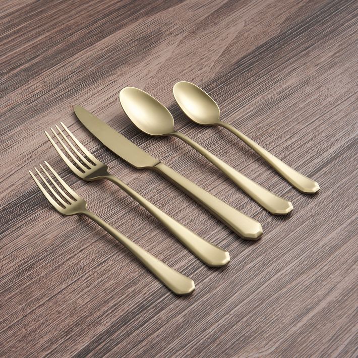 Geo Flatware (Set of 20) West Elm