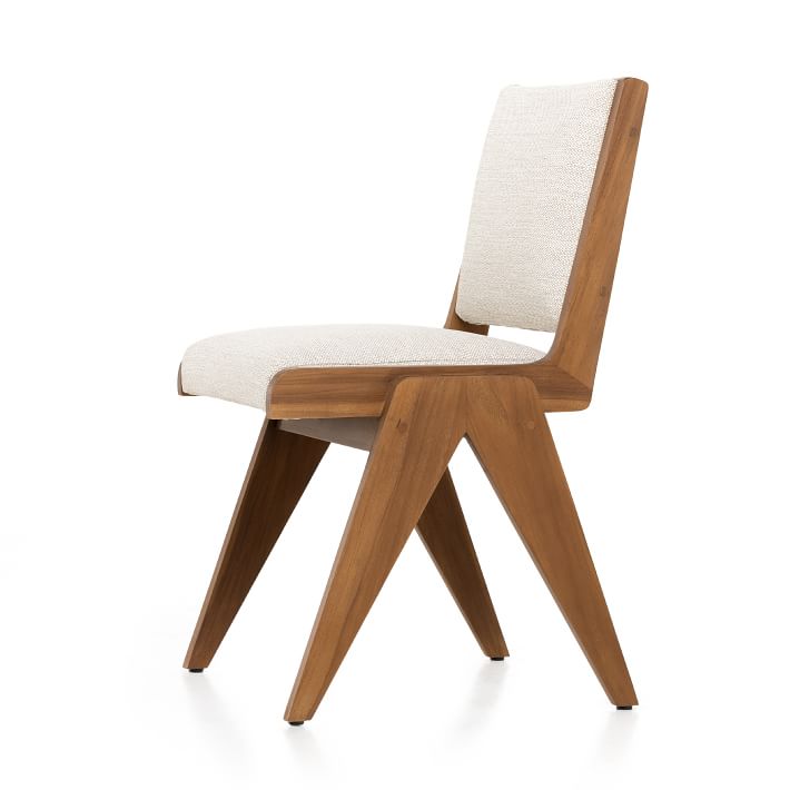 Teak AFrame Outdoor Dining Chair West Elm