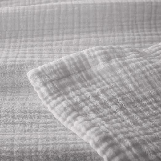 Dreamy Gauze Cotton Blanket | West Elm