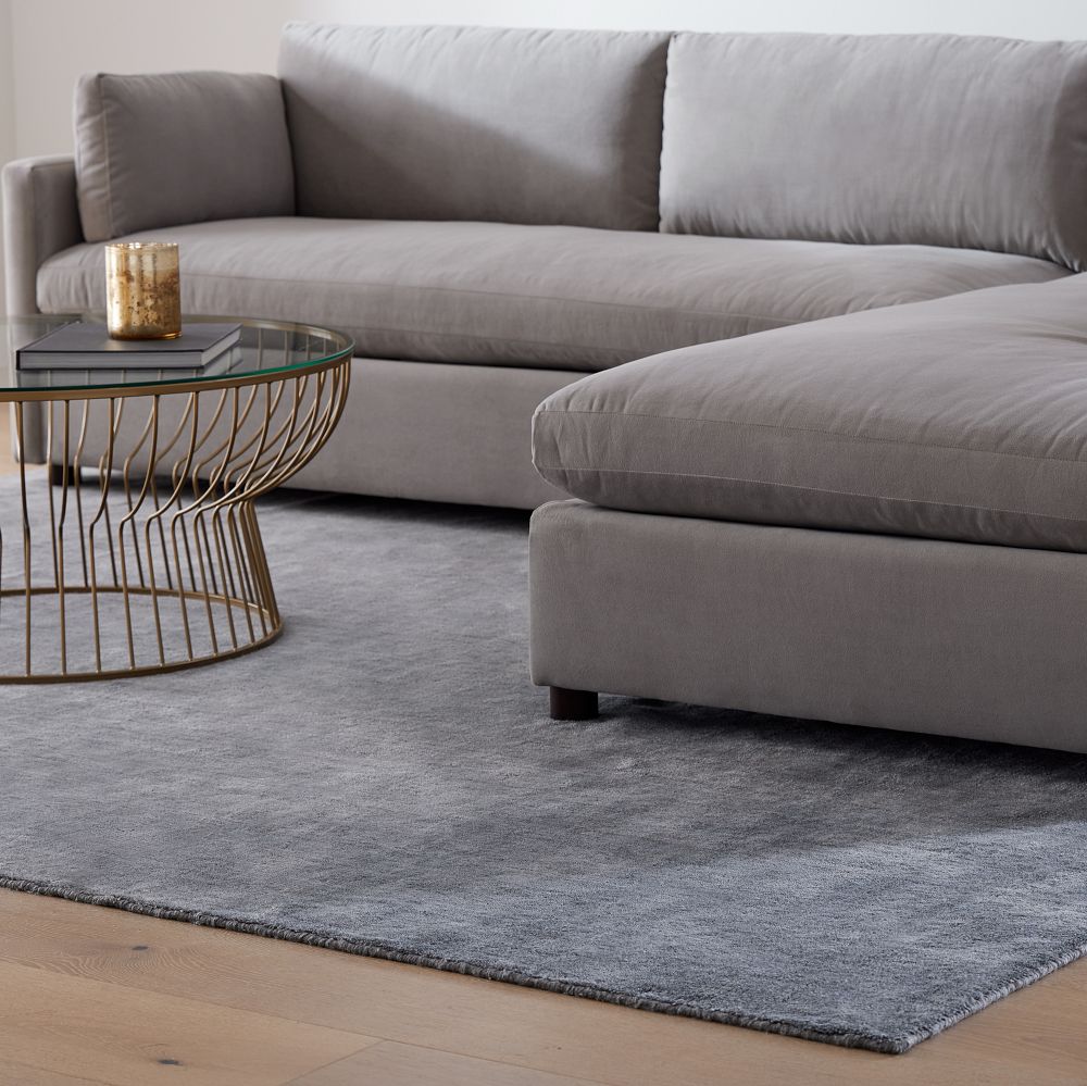 Hand-Loomed Shine Rug | West Elm