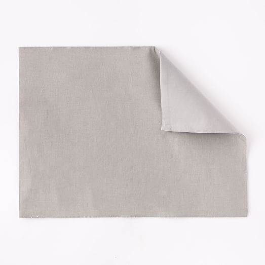 European Flax Lined Linen Placemats (Set of 2) | West Elm