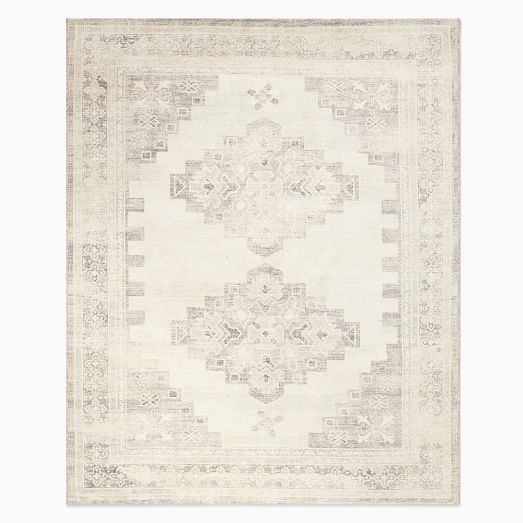 Stepped Medallion Easy Care Rug West Elm