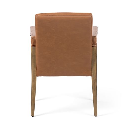 WrappedArm Leather Chair West Elm