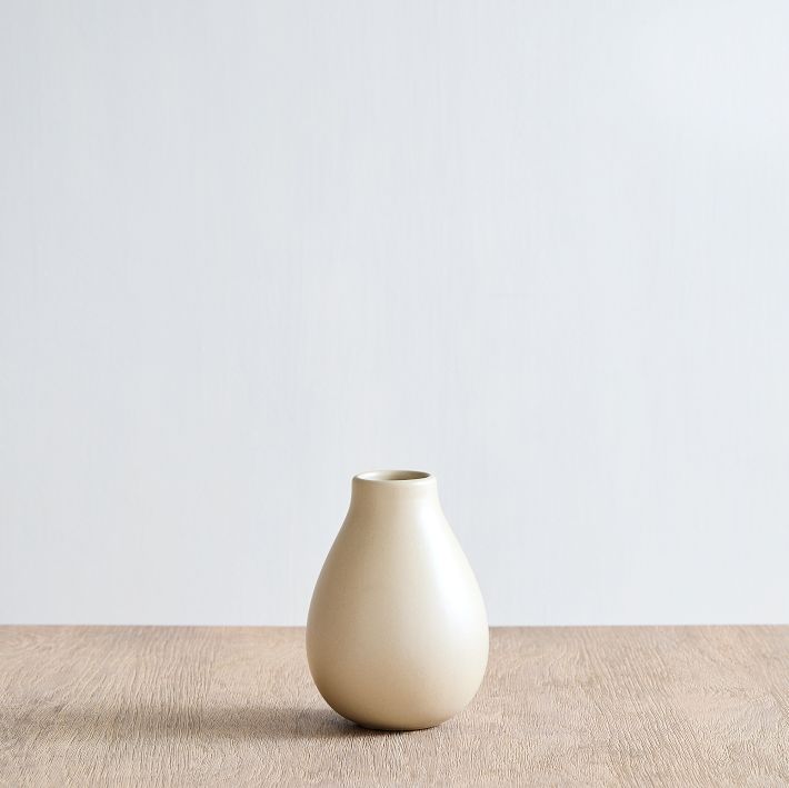 Pure Sand Ceramic Vases West Elm