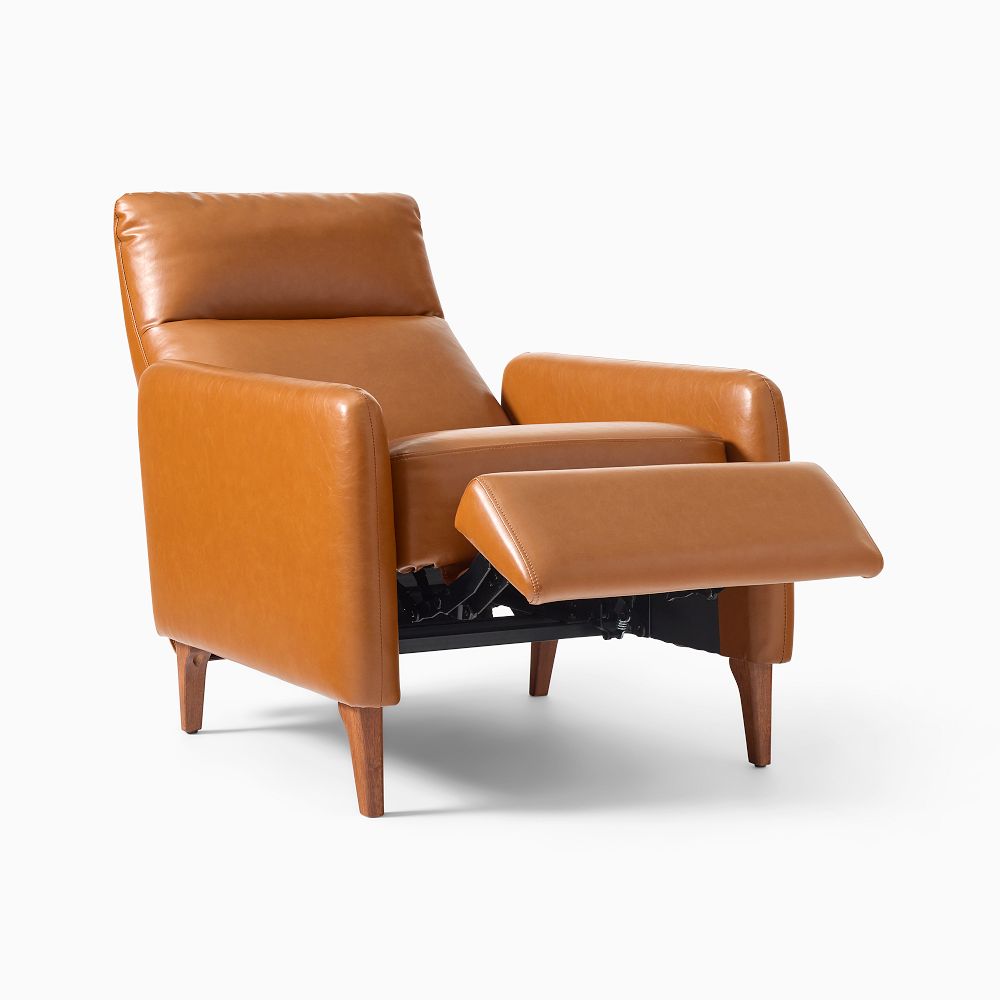 West Elm Leather Recliner