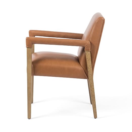 WrappedArm Leather Chair West Elm