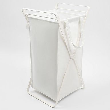 Yamazaki Home Collapsible Laundry Hamper, 2 Colors, Holds Up to
