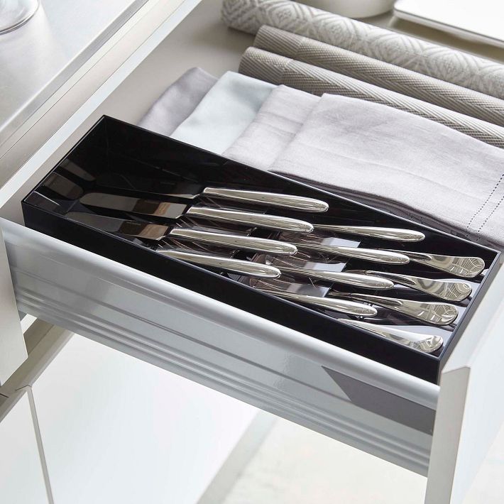 Yamazaki Home Tower Dish Riser - Organizador De Estantes Y Almacenamiento Para Gabinetes De Cocina - Acero