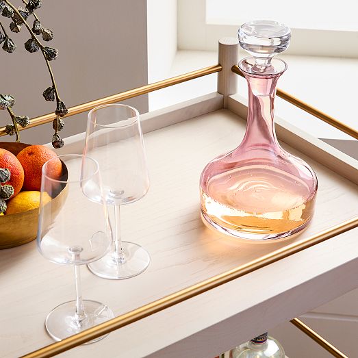 Estelle Colored Glass Vogue Decanter West Elm
