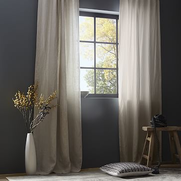 Textured Luxe Linen Curtain 