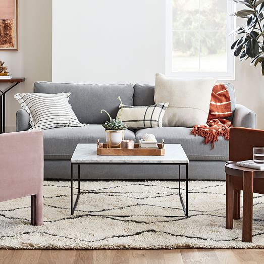 Streamline Square Coffee Table | Modern Living Room Furniture | West Elm