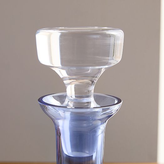 Estelle Colored Glass Vogue Decanter West Elm
