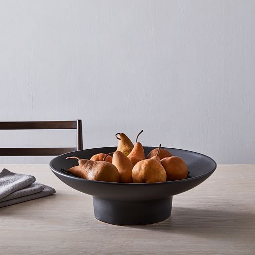 Pure Ceramic Footed Centrepiece Bowl West Elm