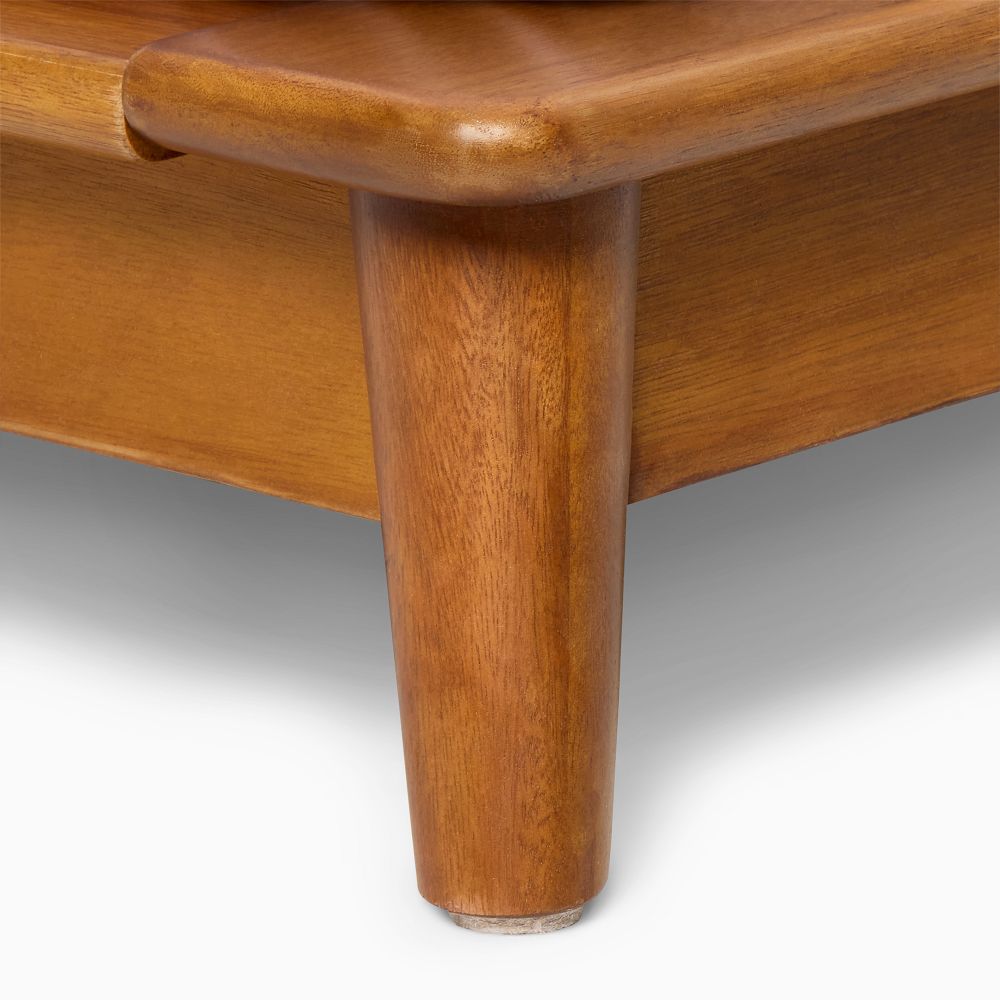 MidCentury Headboard Storage Platform Bed West Elm