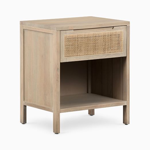 Modern Rattan Nightstand (20") West Elm
