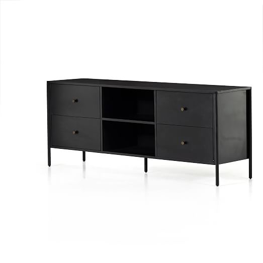 Bronzed Iron Media Console (70") West Elm